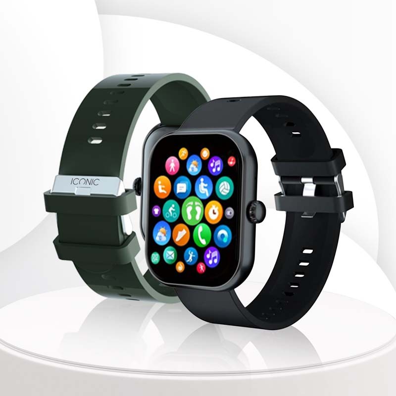 Montre Femme Avec 3 Bracelets Interchangeables En Silicone – Coloris Menthe, Melon, Coco – Style Moderne